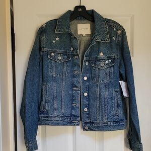 Lucky Brand Embroidered Denim Jacket